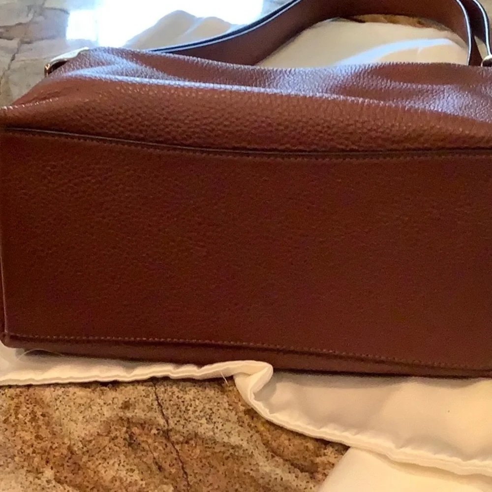 Coach Brown Leather Shoulder Bag - Picture 5 of 6